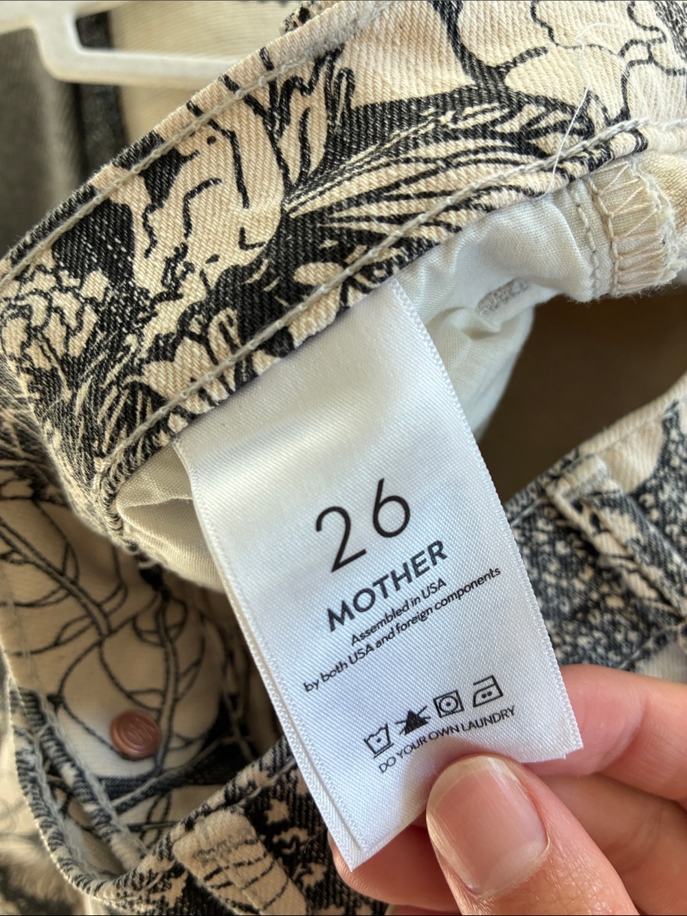 mother the hustler ankle jeans french fairy tale - Picture 12 of 13